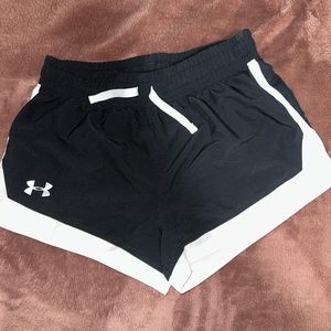 Under armor shorts in kids size.